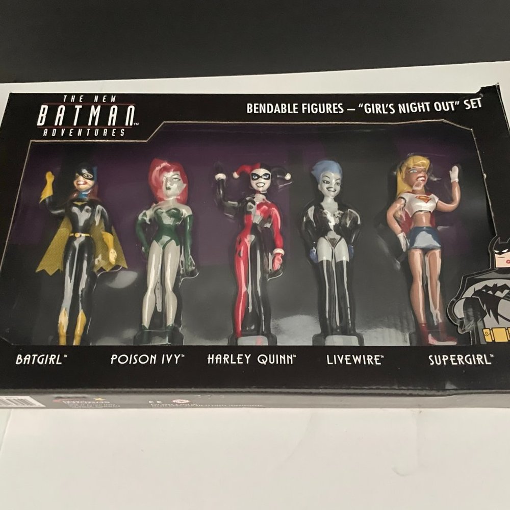 The New BATMAN Adventures Bendable Figures Girls Night Out Set